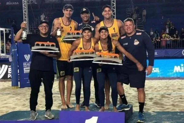 Brasiliense treina líderes do Circuito Brasileiro de Vôlei de Praia