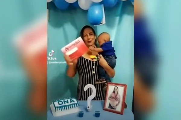 Chá revelação de teste de DNA, em Goiás