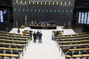 O plenário da Câmara contou com poucos deputados no dia 2/6 de 2025.