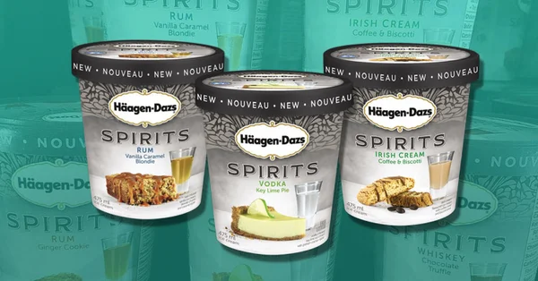 Häagen-Dazs cria sorvetes com sabores alcoólicos
