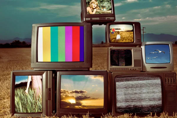 TVs abandonadas no meio do mato - Metrópoles