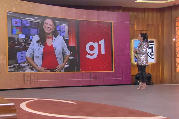 Fátima Bernardes elogia gravidez de Paula Paiva Paulo no Encontro