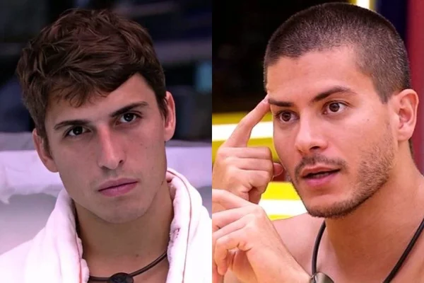 Felipe Prior, do BBB20, e Arthur Aguiar, do BBB22