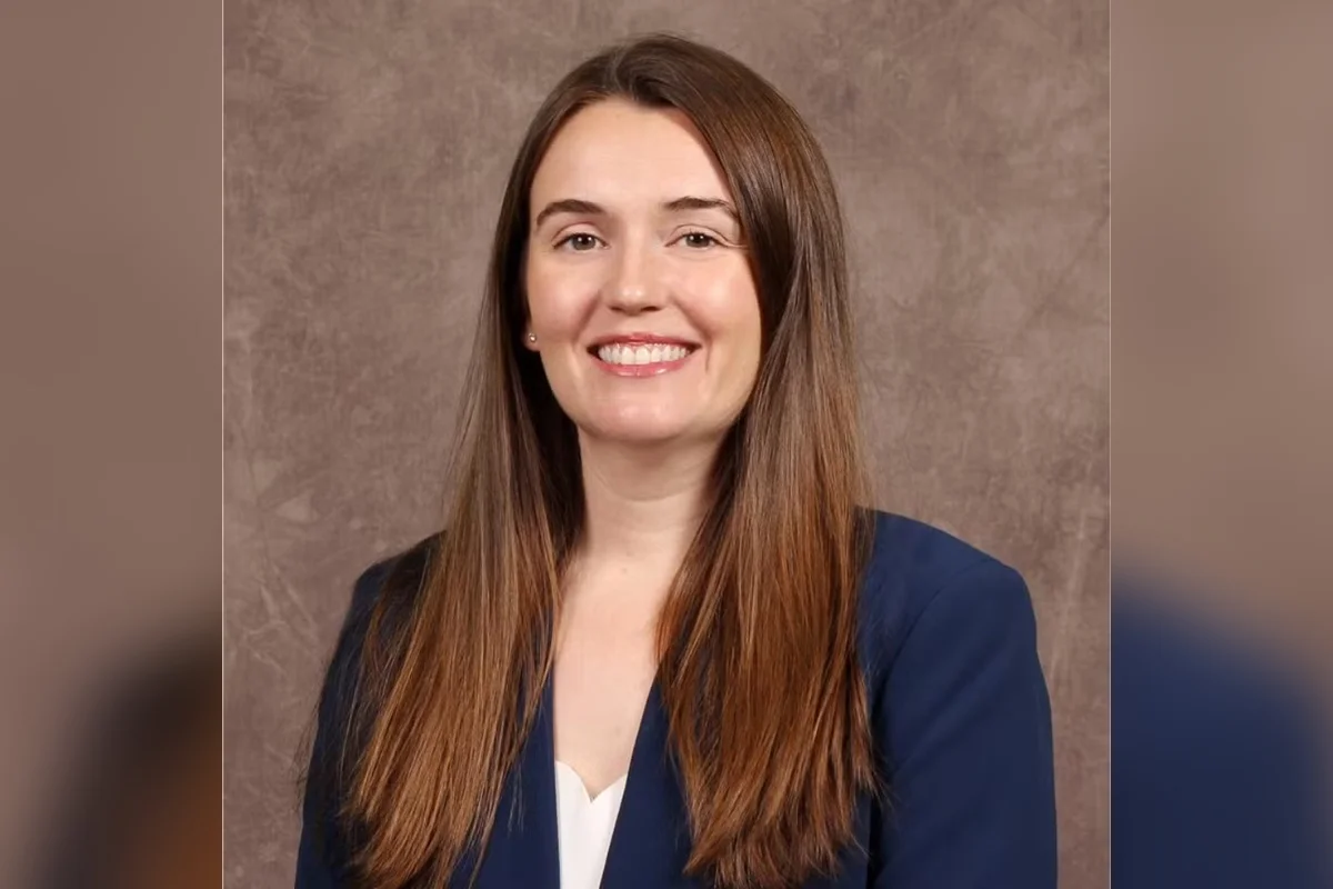 A vice-presidente do Bank of America, Erin Piacenti A vice-presidente do Bank of America, Erin Piacenti