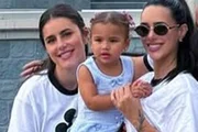 Bruna Biancardi, Bianca Biancardi e Mavie são clicadas durante passeio Bruna Biancardi, Bianca Biancardi e Mavie são clicadas durante passeio