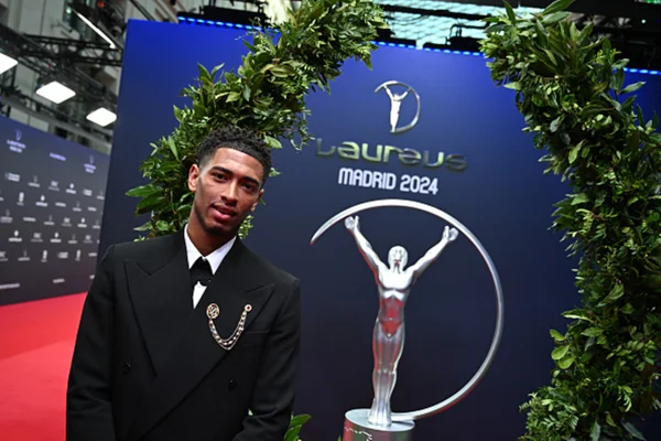 Imagem colorida de Bellingham premiado Laureus - Metrópoles