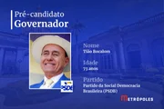 Tião Bocalom, pré-candidato a governador pelo Acre Tião Bocalom, pré-candidato a governador pelo Acre