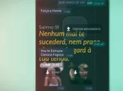 Prints de mensagens do tenente-coronel para a ex-PM Prints de mensagens do tenente-coronel para a ex-PM