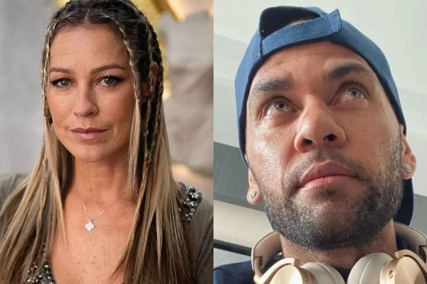 Montagem colorida de Luana Piovani e Daniel Alves - Metrópoles