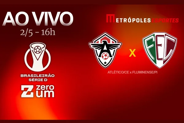 Série D ZeroUm: saiba como foi jogo entre Atlético-CE x Fluminense-PI
