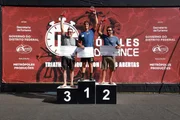 Pódio da Maratona Aquática masculina Pódio da Maratona Aquática masculina