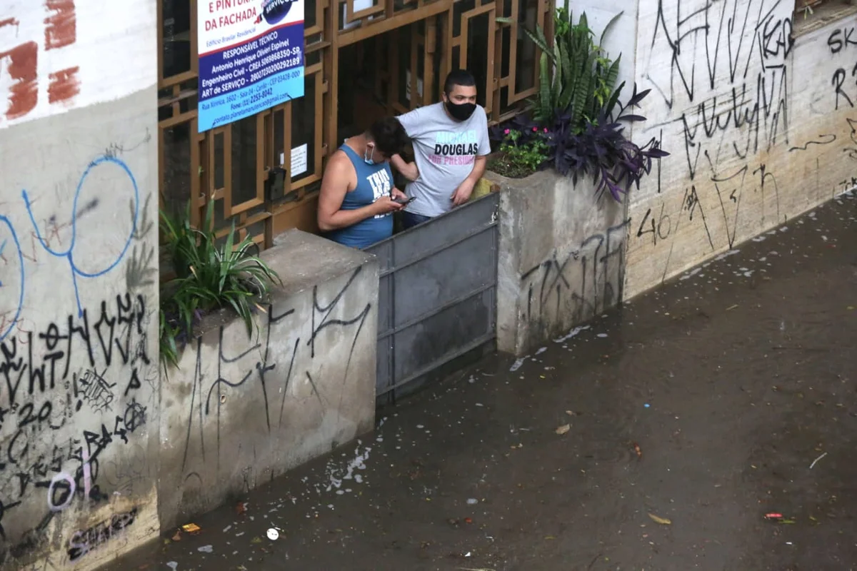 Chuva no centro de São Paulo Chuva no centro de São Paulo