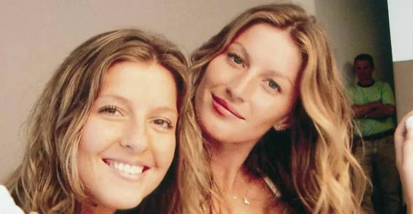 Gisele Bündchen posta foto da infância com a irmã gêmea