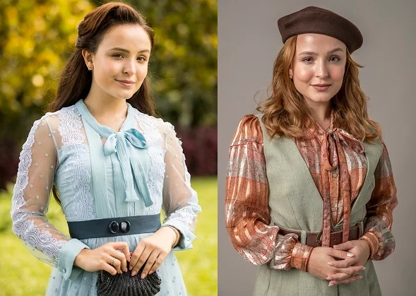 Larissa Manoela como Elisa e Isadora em Além do Tempo