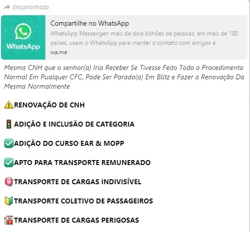 Criminosos vendem CNH no DF por WhatsApp para quem “não passou no teste” - imagem 4 Criminosos vendem CNH no DF por WhatsApp para quem “não passou no teste” - imagem 4