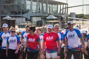 Lula, Janja e ministros participam de caminhada na Esplanada dos Ministérios, em Brasília