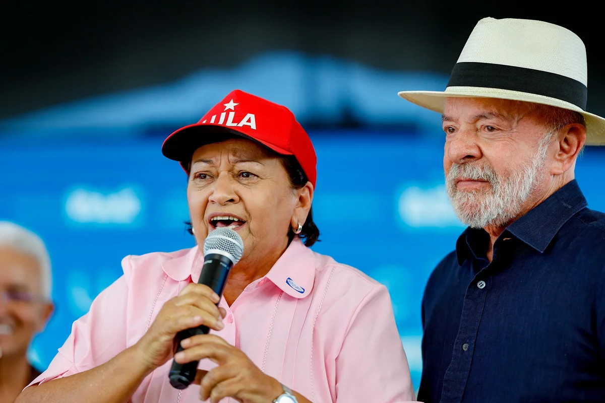 Presidente Lula e a governadora do Rio Grande do Norte, Fátima Bezerra Presidente Lula e a governadora do Rio Grande do Norte, Fátima Bezerra