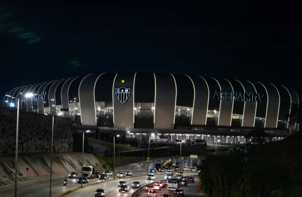 Imagem colorida da Arena MRV