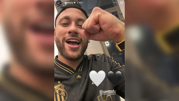 Imagem colorida de Neymar - Metrópoles