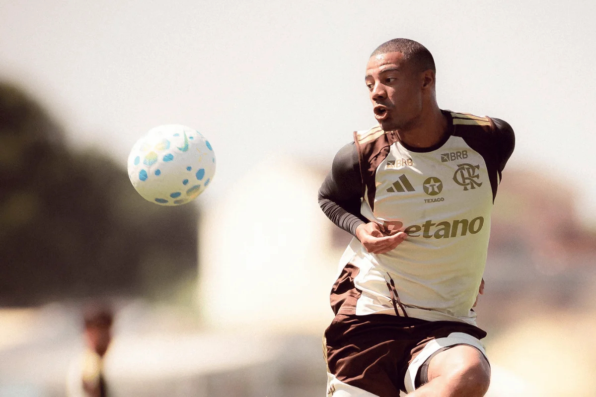 Nico De La Cruz treinando pelo Flamengo Nico De La Cruz treinando pelo Flamengo