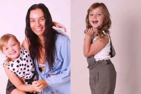 Aos 5 anos, filha da atriz Mônica Carvalho vai estrear no cinema