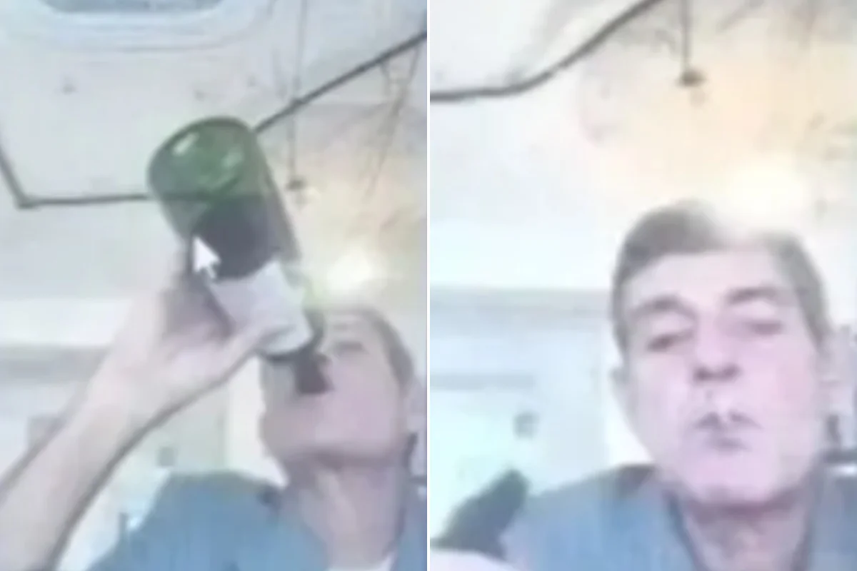 Juiz aparece fumando e bebendo vinho durante audiência virtual no TJMG