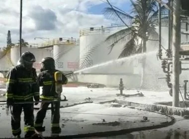 Incêndio em distribuidora de combustíveis deixa um morto na Bahia