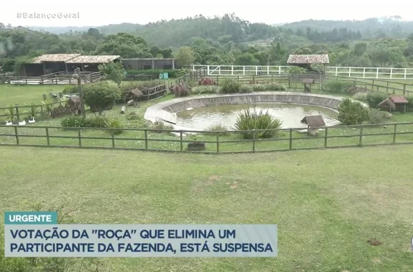 A Fazenda: votação da Roça que elimina um participante é suspensa