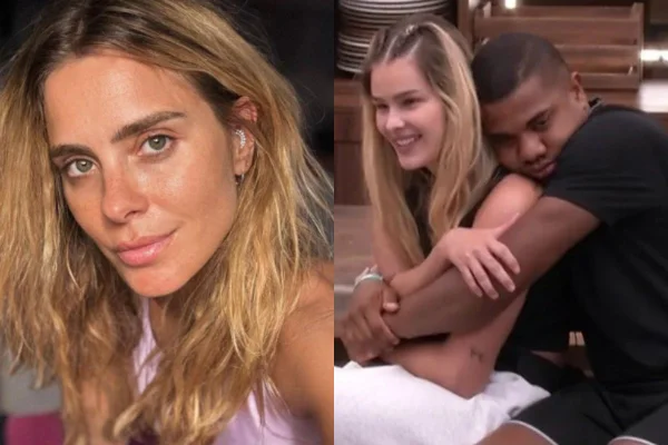 Montagem colorida de Carolina Dieckmann, Yasmi Brunet e Davi - Metrópoles