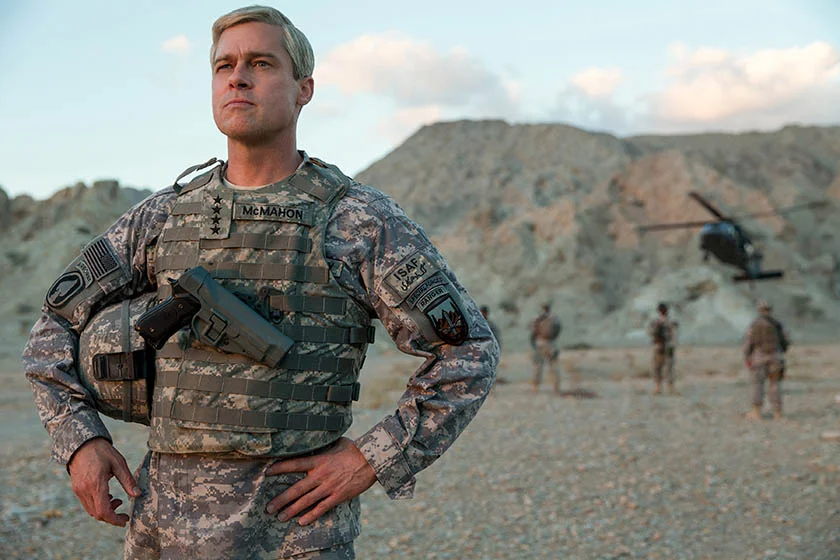 <b>War Machine</b>: O filme marca a estreia de Brad Pitt na Netflix. O ator vive general Glen McMahon, que cria, durante a Guerra do Afeganistão, uma estratégia complicada para angariar apoio e recursos. <b>War Machine</b>: O filme marca a estreia de Brad Pitt na Netflix. O ator vive general Glen McMahon, que cria, durante a Guerra do Afeganistão, uma estratégia complicada para angariar apoio e recursos.