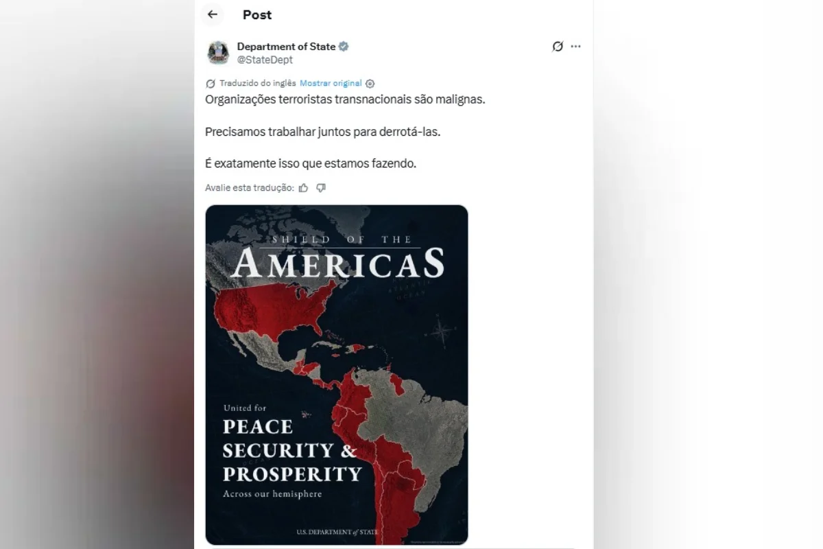 Publicação do Departamento de Estado sobre combate ao terrorismo nas Américas Publicação do Departamento de Estado sobre combate ao terrorismo nas Américas