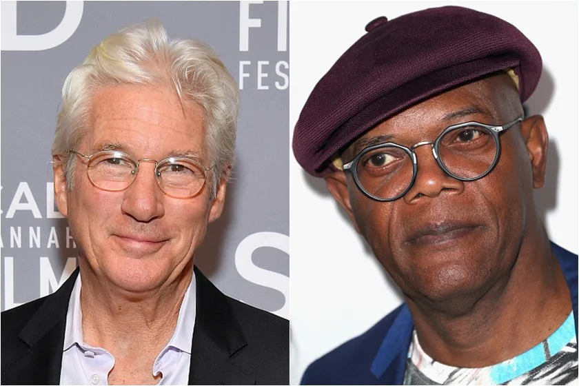 Richard Gere e Samuel L. Jackson têm 68 anos Richard Gere e Samuel L. Jackson têm 68 anos