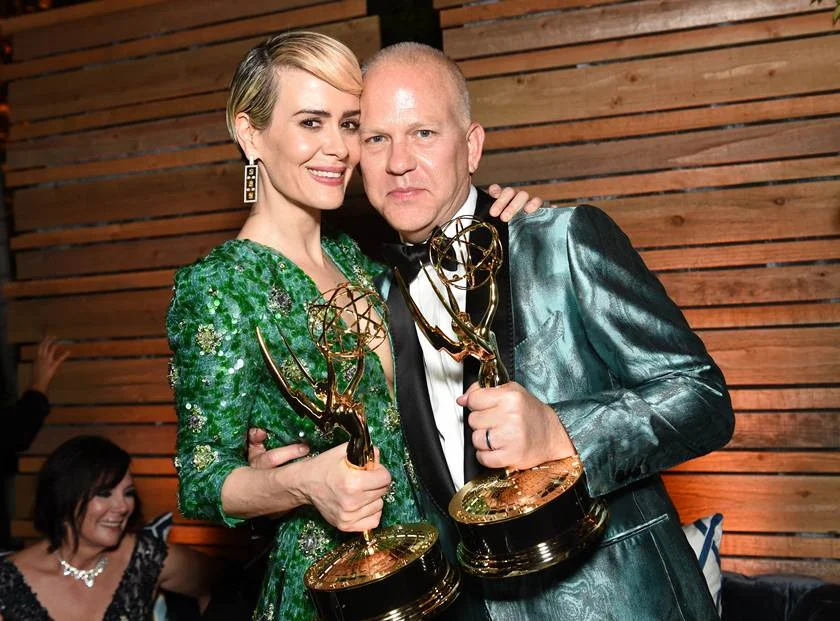 Sarah Paulson e Ryan Murphy Emmy Sarah Paulson e Ryan Murphy Emmy