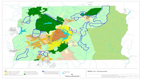 Mapa PDOT