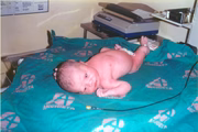 Primeiro bebê de proveta do hospital