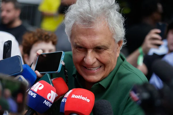 Governador de Goiás, Ronaldo Caiado (União Brasil) no ato Acorda Brasil - Metrópoles
