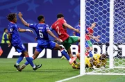 Hakimi marca gol de Marrocos contra o Haiti