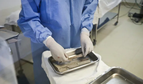 imagem colorida de transplante de pele Hran