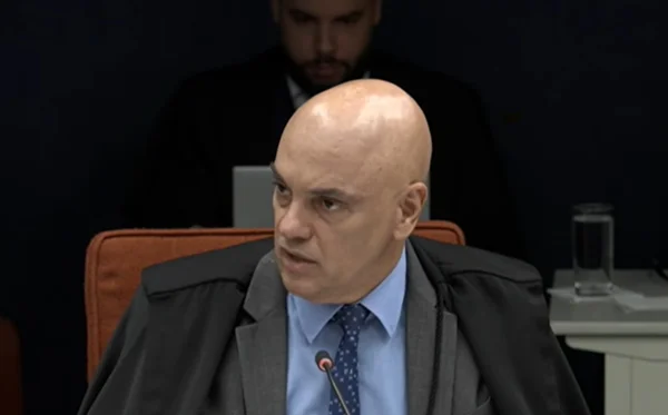 Reprodução de imagem do ministro Alexandre de Moraes, do STF - Metrópoles