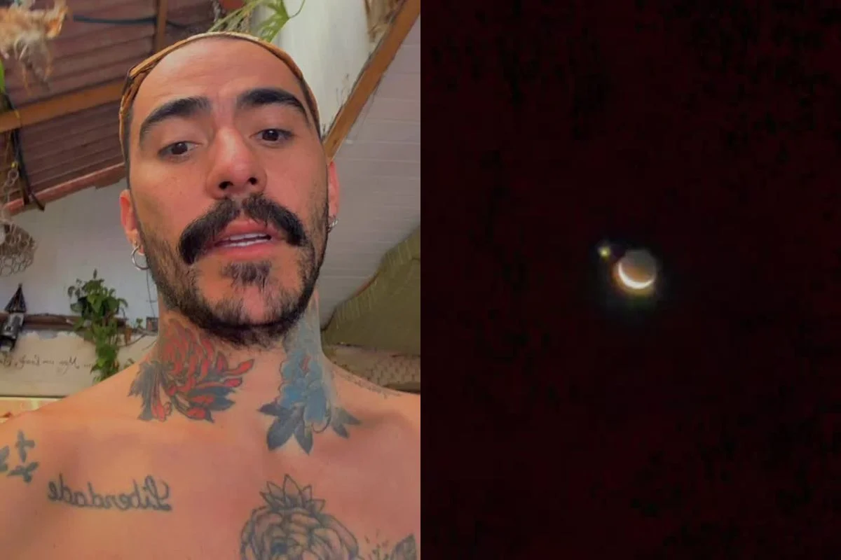 Influencer que viu suposto ovni filma encontro raro entre Lua e Vênus Influencer que viu suposto ovni filma encontro raro entre Lua e Vênus