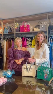 Luciana Gimenez explorou closet de Maya Luciana Gimenez explorou closet de Maya