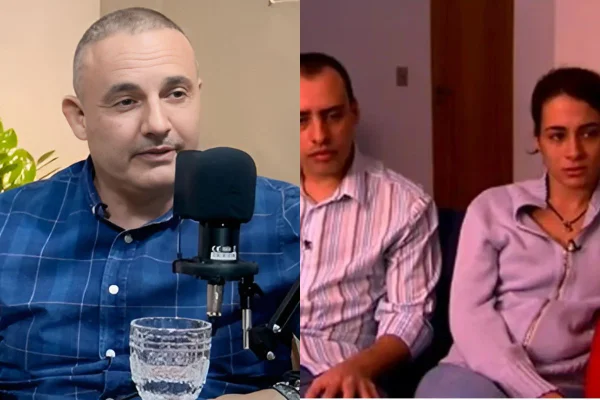Montagem colorida de Delegado Palumbo e o casal Nardoni - Metrópoles