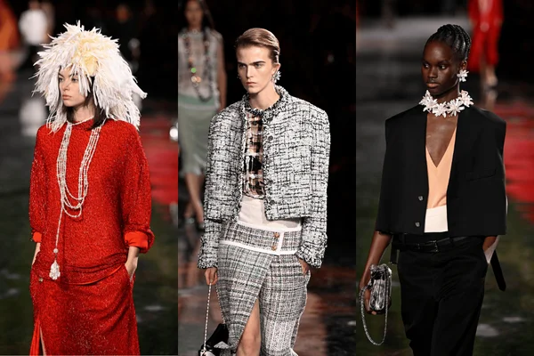 foto com cor. desfile de verão 2026 da chanel - metrópoles