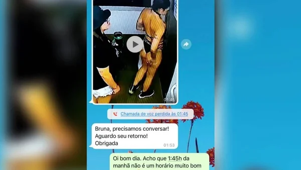 print de celular da vítima