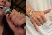 Web repara que Ana Castela e Zé Felipe usam alianças combinando Web repara que Ana Castela e Zé Felipe usam alianças combinando