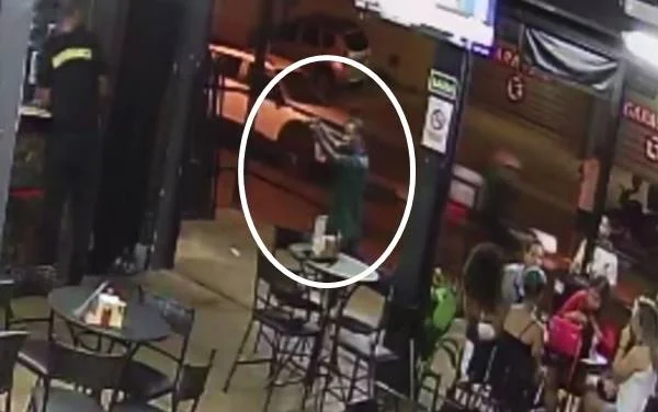 homem armado em bar de Vicente Pires