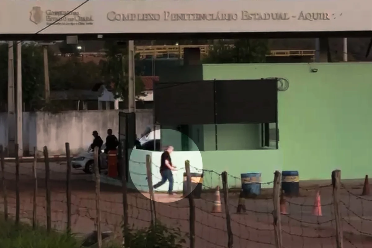 Imagens mostram João, namorado de Isabelle, deixando presídio no CE após decisão da Justiça Imagens mostram João, namorado de Isabelle, deixando presídio no CE após decisão da Justiça