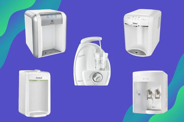 Vitrine M, lista de purificadores de água