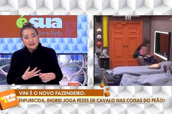 Sonia Abrão detona A Fazenda por "guerra de cocô"