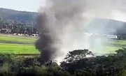 Local da queda do avião da PMMG